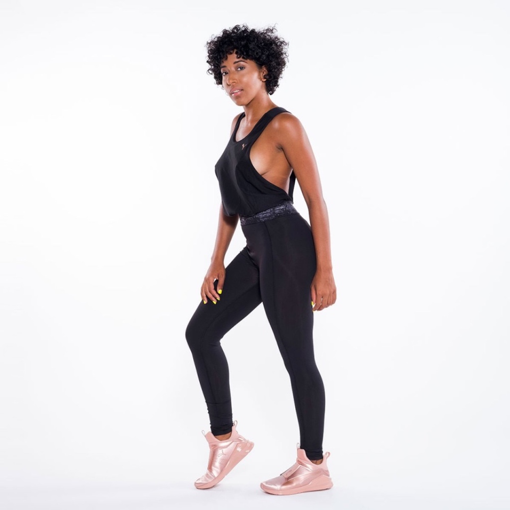 BNWT Black Puma Explosive Bodysuit Jumpsuit